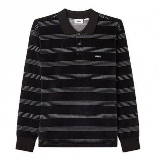 Polo Obey: Demand Polo LS (Black Multi)