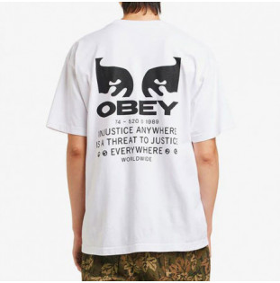 Camiseta Obey: Obey Justice Everywhere (White)