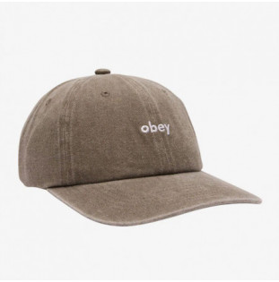 Gorra Obey: Pigment Lowercase 6 Panel Stra (Pg Olive)