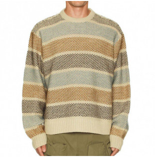 Jersey Obey: Benjamin Crewneck (Brown Multi)