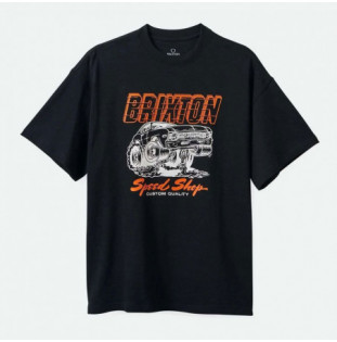 Camiseta Brixton: Smokey Hw Relaxed Tee (Black Classic Wash)