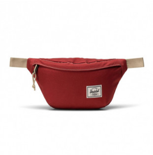 Riñonera Herschel: Classic Hip Pack (Red Ochre White Stitch)