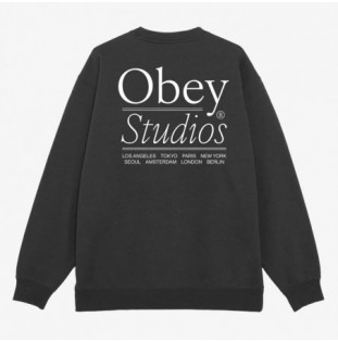 Sudadera Obey: Obey Studios (Black)