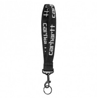 Llavero Carhartt WIP: Script Keyholder (Black R Grey)