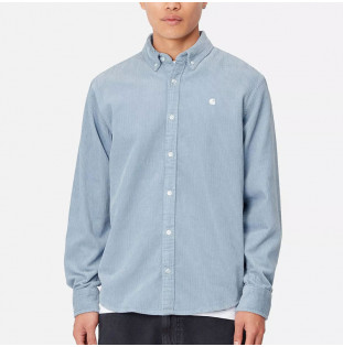 Camisa Carhartt WIP: LS Madison Cord Shirt (Dusty Ice Wax)