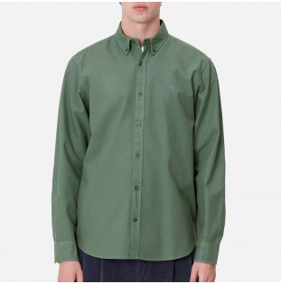 Camisa Carhartt WIP: LS Bolton Shirt (Duck Green)