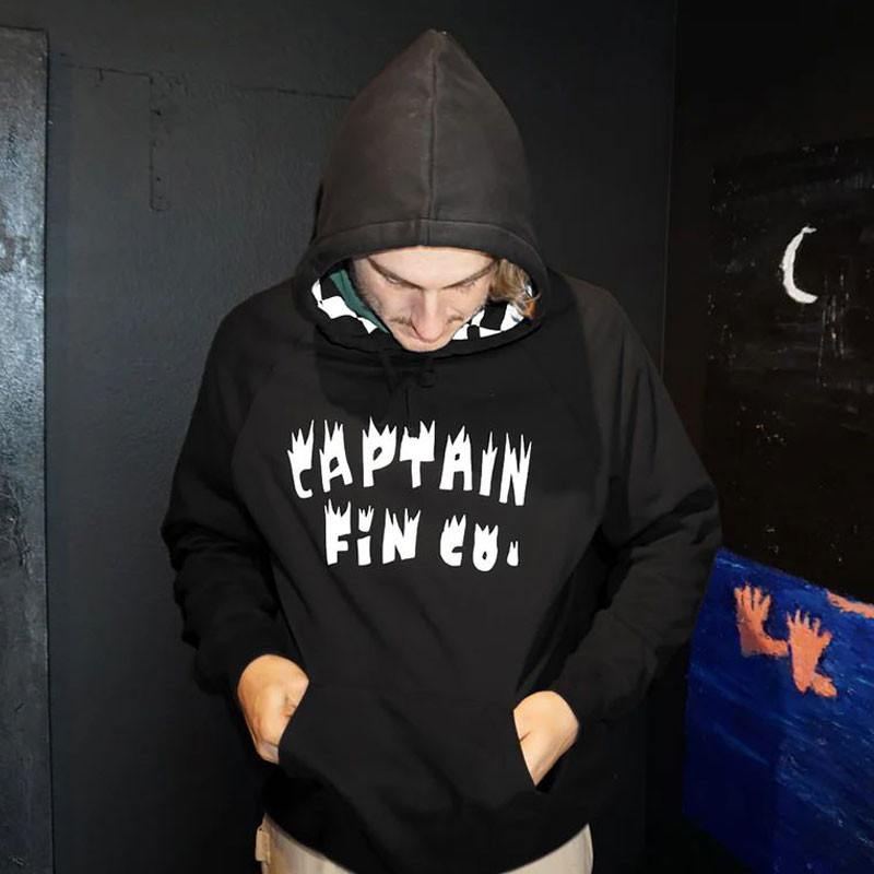 Sudadera Captain Fin: Downward Spiral Hoody (Black)