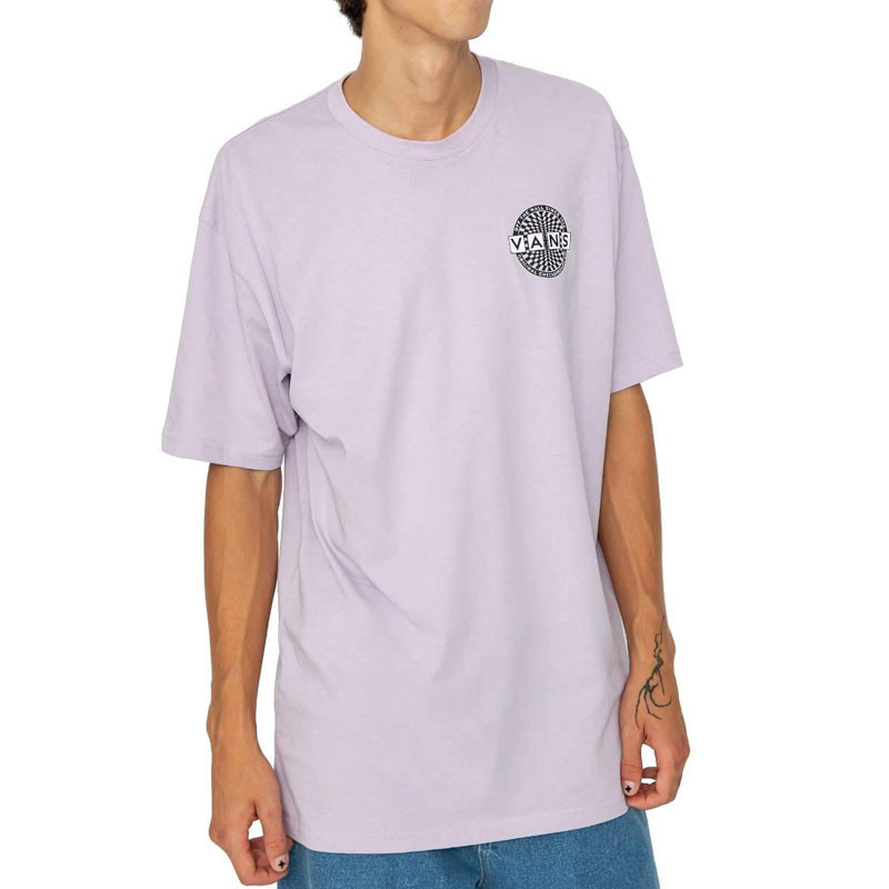 Camiseta Vans: Warped Checkerboard Log (Lavender)