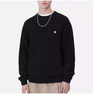 Jersey Carhartt WIP: Chane Sweater (Black Gold)