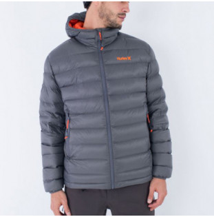 Chaqueta Hurley: Cayuga Puffer (Dark Stone Grey)