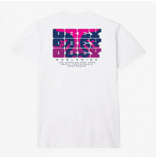 Camiseta Obey: Obey Brick By Brick (White)