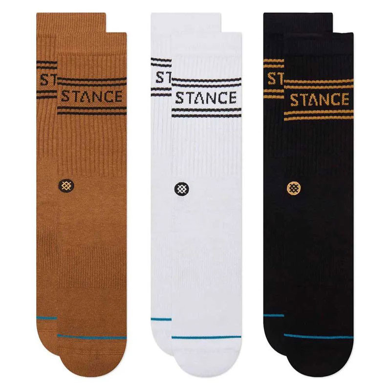 Calcetines Stance: Basic 3 Pack Crew (Gold)