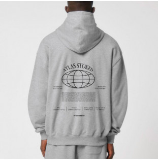 Sudadera Atlas: The Earth Premium Hood (Heather Grey Blk)