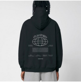 Sudadera Atlas: The Earth Premium Hood (Black White)