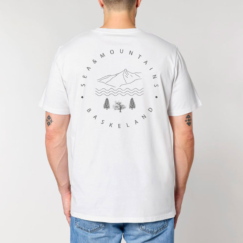 Camiseta Atlas: Itsas & Mendi Tee 2.0 (White Forest)