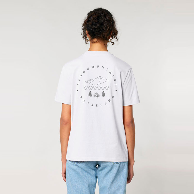 Camiseta Atlas: Itsas & Mendi Tee 2.0 (White Forest)