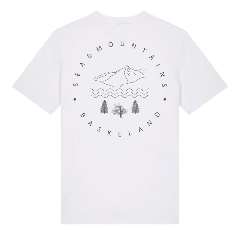 Camiseta Atlas: Itsas & Mendi Tee 2.0 (White Forest)