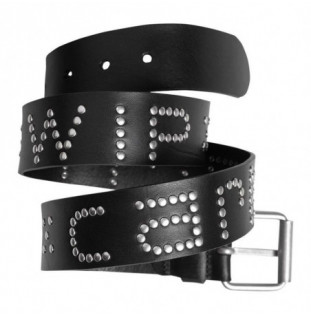 Cinturón Carhartt WIP: Script Studs Belt (Black Silver)