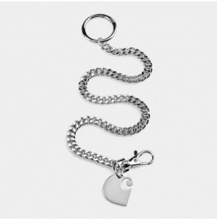 Llavero Carhartt WIP: Cuban Link Keychain (Silver)