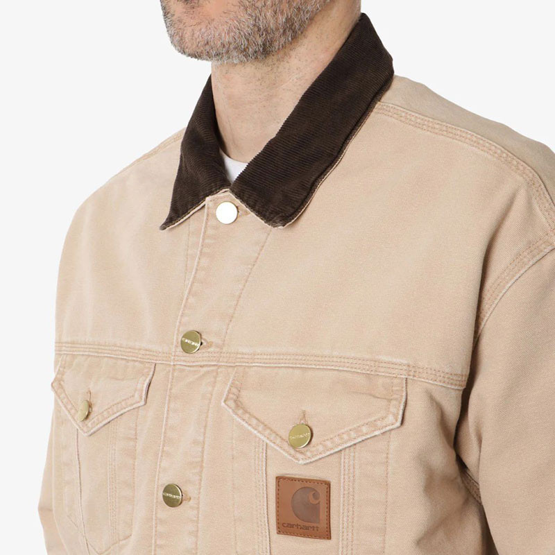 Chaqueta Carhartt WIP: Dayton Trucker Jacket (Dust H Brown Tobac)