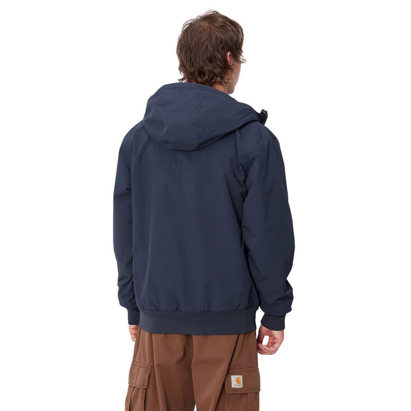 Chaqueta Carhartt WIP: Hooded Sail Jacket (Air Force Blue White)