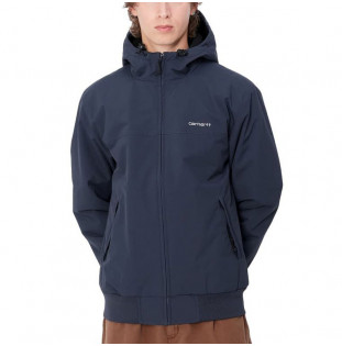 Chaqueta Carhartt WIP: Hooded Sail Jacket (Air Force Blue White)