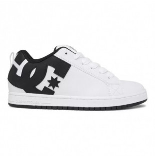 Zapatillas DC Shoes: Court Graffik (White/Black/Black)