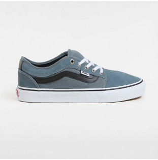 Zapatillas Vans: Skate Chukka Low Sidestripe (Blk Slt Blu)