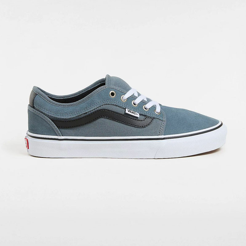 Zapatillas Vans: Skate Chukka Low Sidestripe (Blk Slt Blu)