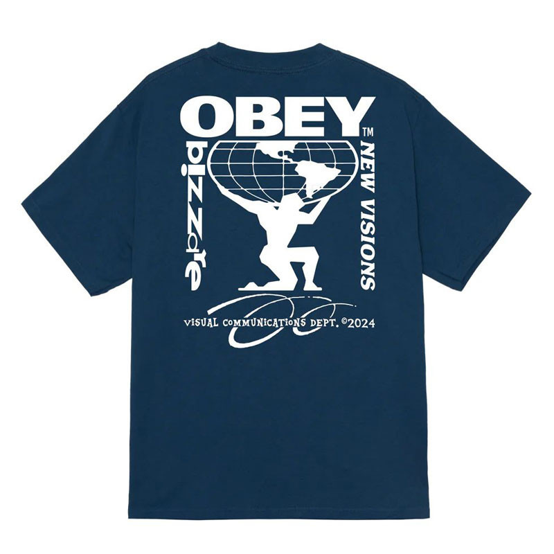 Camiseta Obey: Obey Bizzare New Visions (Harbor Blue)