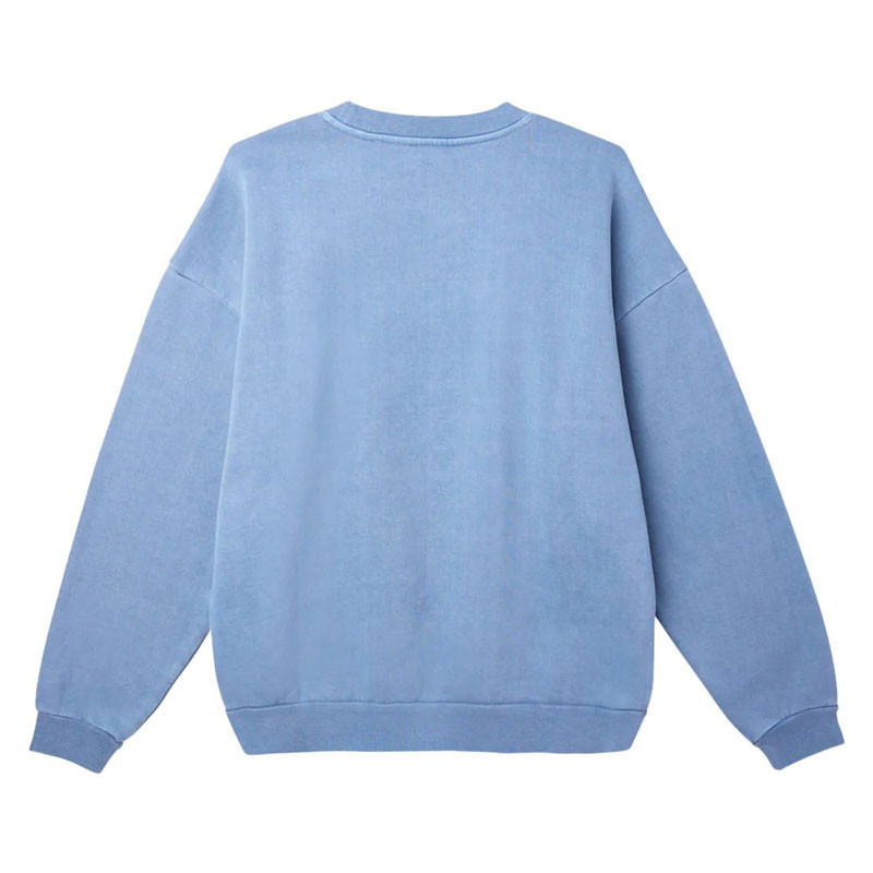 Sudadera Obey: Lowercase Pigment Crew (Pigm Coronet Blue)