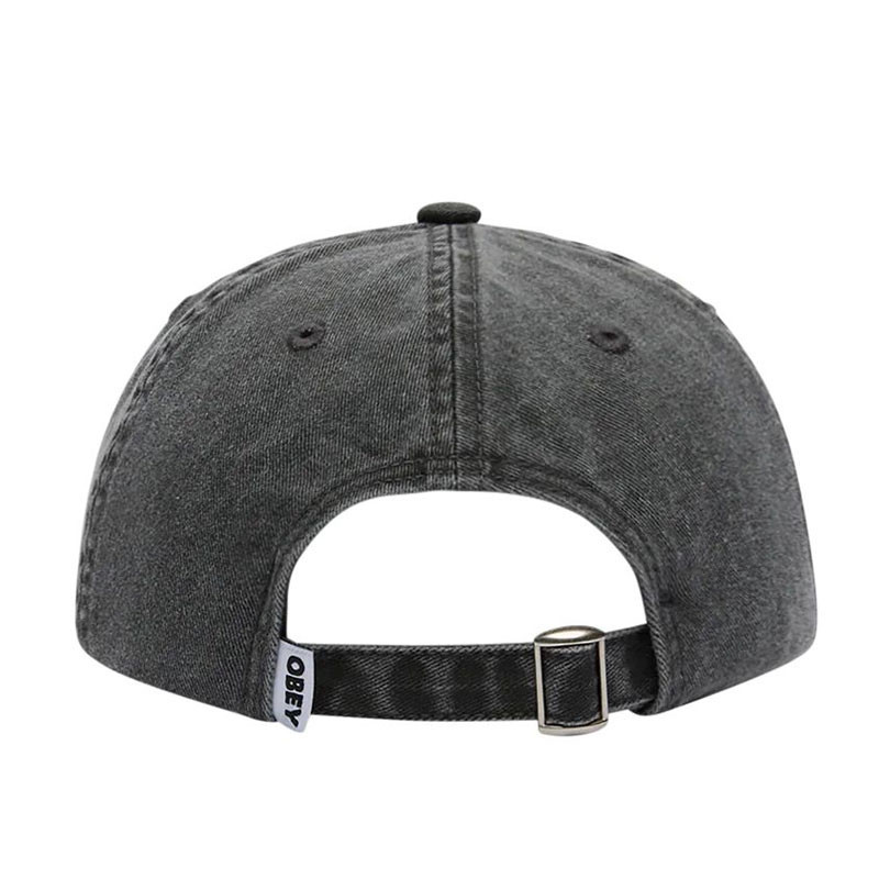 Gorra Obey: Pigment Bold 6 Panel Stpback (Pigment Blk)