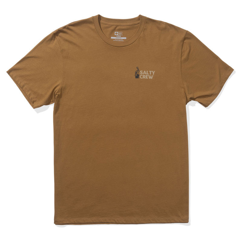 Camiseta Salty Crew: Stakeout SS Tee (Caramel)