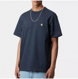 Camiseta Carhartt WIP: SS Chase T Shirt (Dusky Blue Gold)