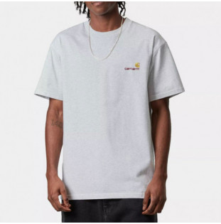 Camiseta Carhartt WIP: SS American Script T Shirt (Ash Heather)