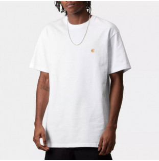 Camiseta Carhartt WIP: SS Chase T Shirt (White Gold)