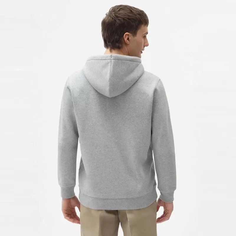 Sudadera Dickies: Oakport Zip Hoodie (Grey Melange)