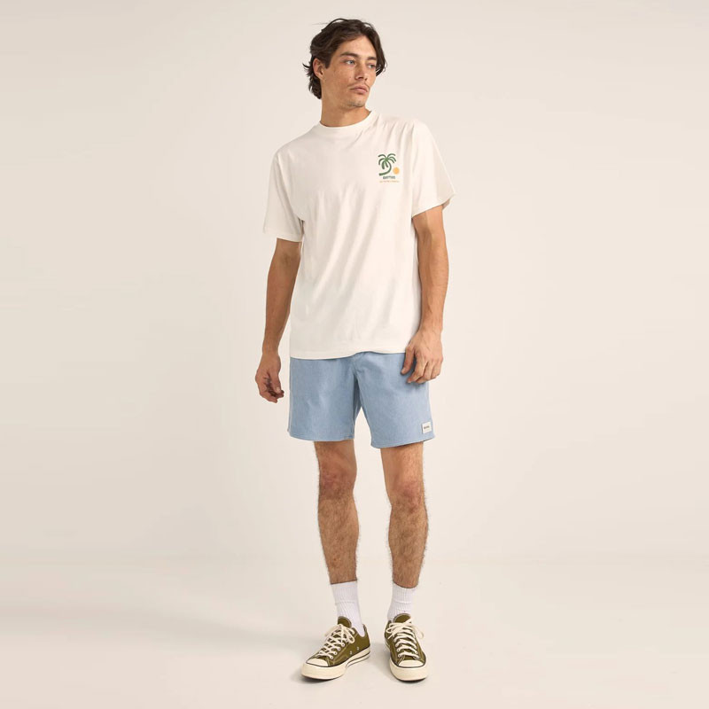 Camiseta Rhythm: Trees SS T-Shirt (Vintage White)