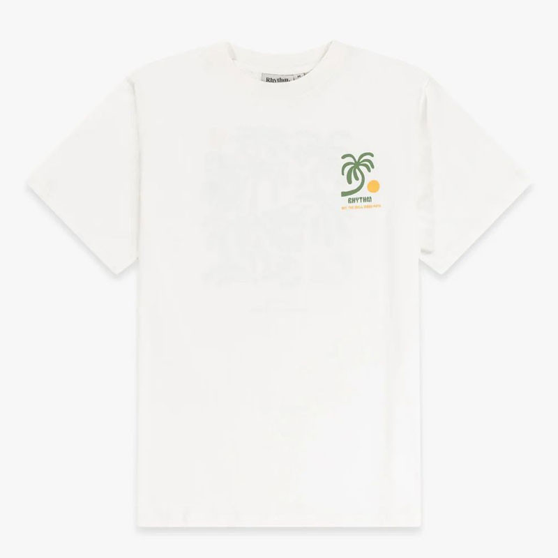 Camiseta Rhythm: Trees SS T-Shirt (Vintage White)