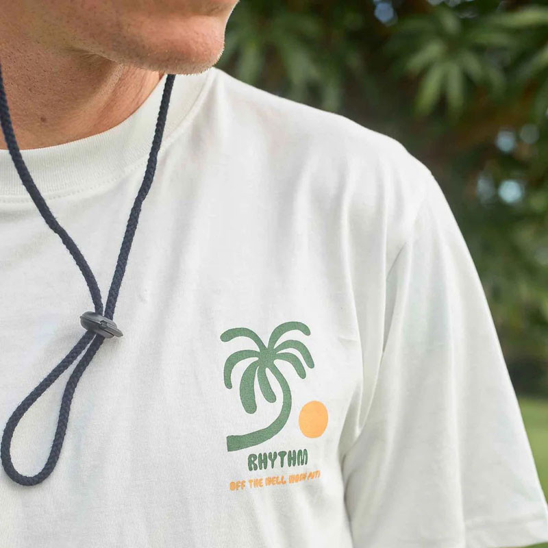 Camiseta Rhythm: Trees SS T-Shirt (Vintage White)