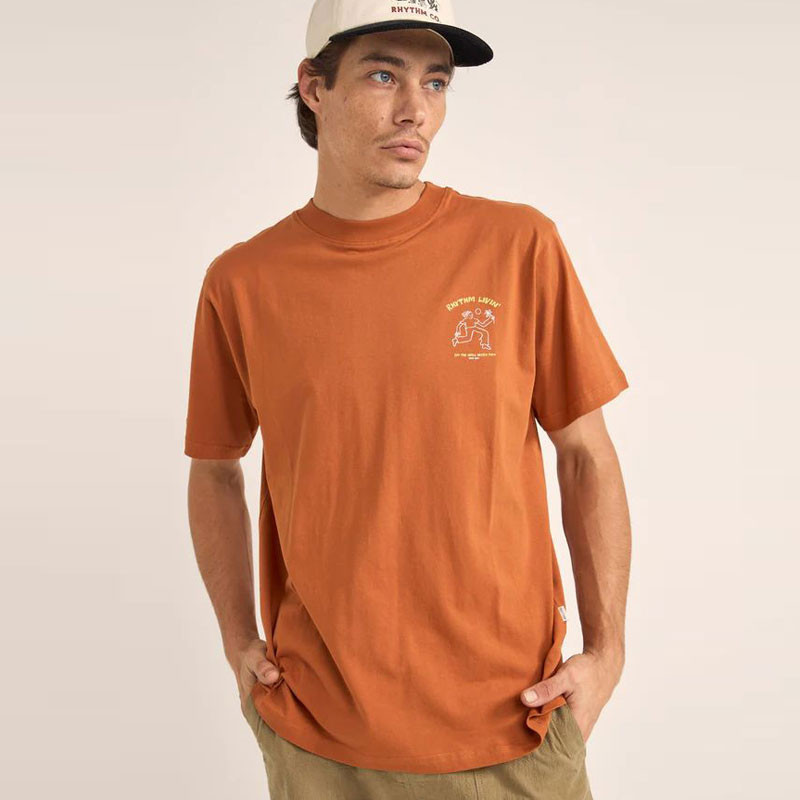 Camiseta Rhythm: Freedom SS T-Shirt (Ochre)