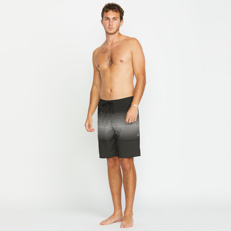 Bañador Volcom: Lido Stripe Mod 20 (Black)