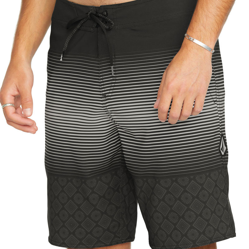 Bañador Volcom: Lido Stripe Mod 20 (Black)