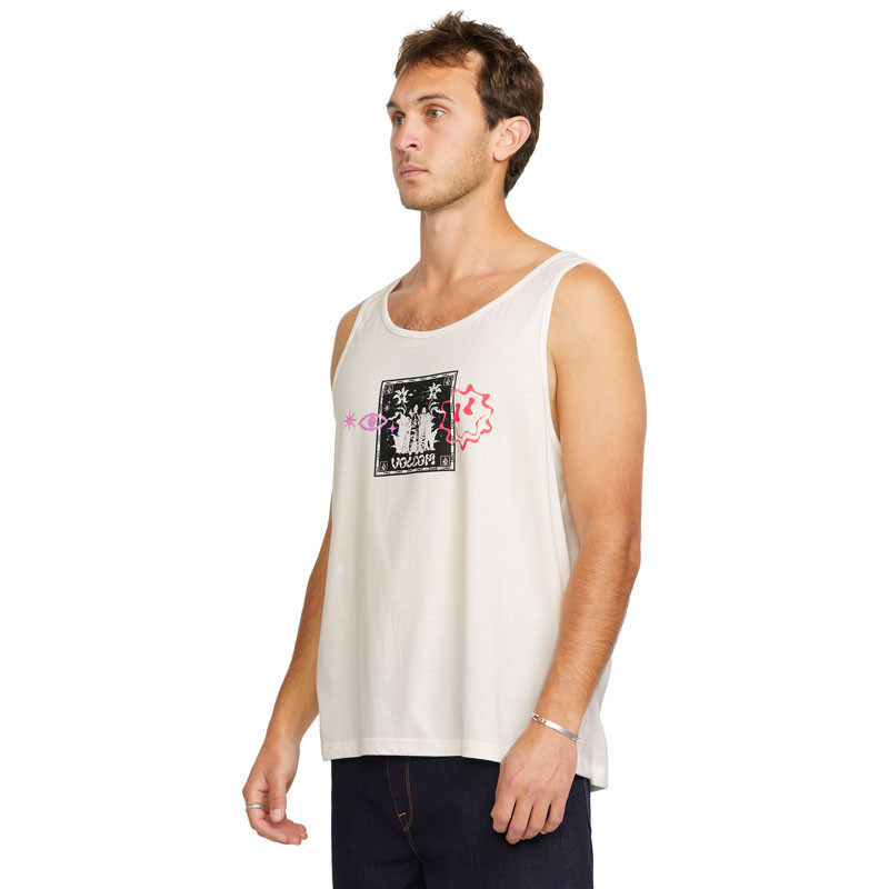 Camiseta Volcom: Fa F Rygalski Tank (Off White)