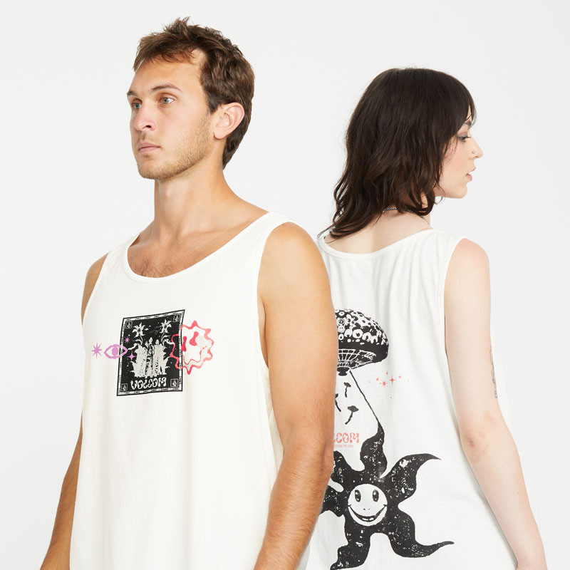 Camiseta Volcom: Fa F Rygalski Tank (Off White)