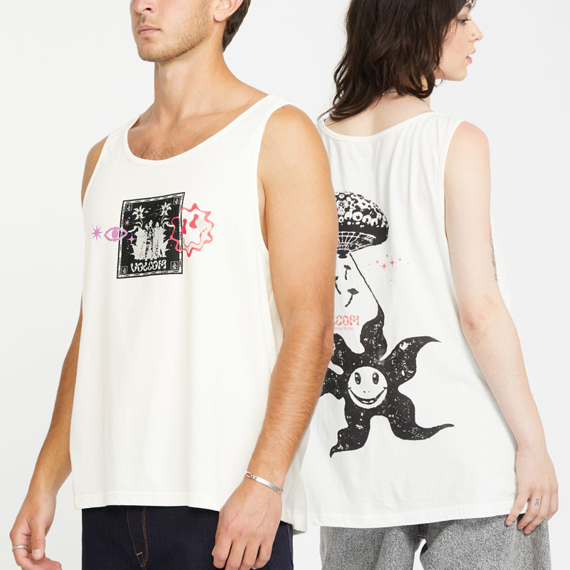 Camiseta Volcom: Fa F Rygalski Tank (Off White)