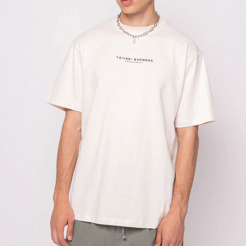 Camiseta Kaotiko: Taiyaki SS Organic Cotton (Ivory)