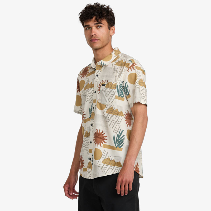 Camisa RVCA: Anytime (Natural)