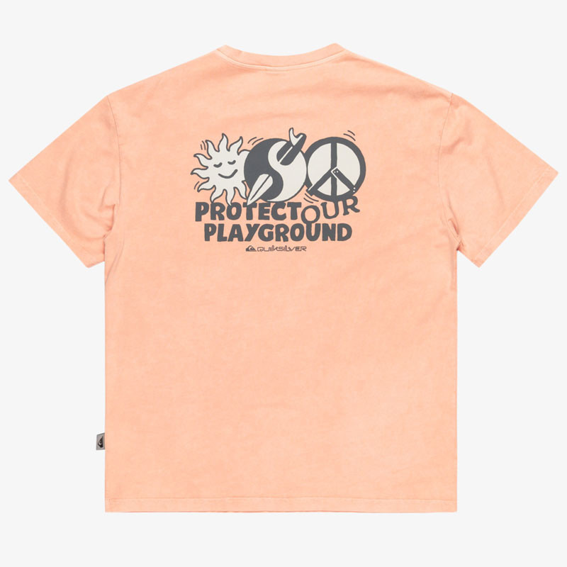 Camiseta Quiksilver: Nd Wake Up World Ss (Chamois)