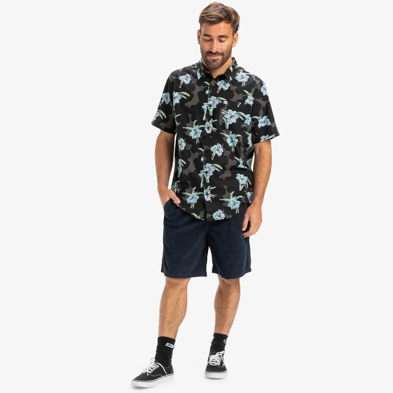 Bermuda Quiksilver: Taxer Cord Ws (Dark Navy)